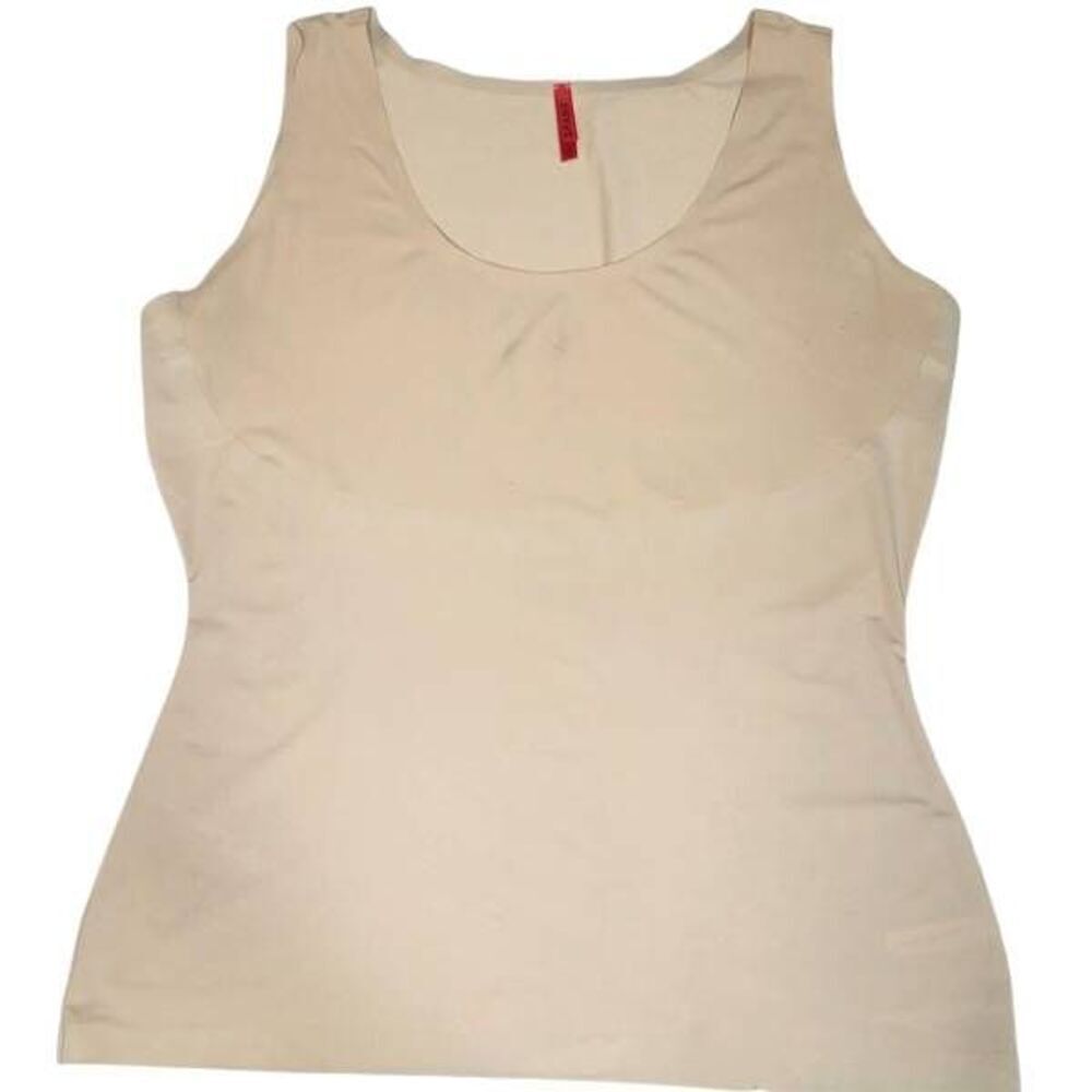 SPANX Thinstincts Womens Size 1X Cami Tank Top Smoothing Shaping Tan Beige